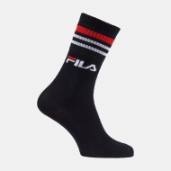 Fila 3 Pairs Unisex Lifestyle Plain Socks black Bild 1