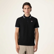 Fila BIELLA regular tipped polo shirt schwarz