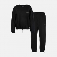 Fila Brushed Cotton Fleece Pyjama black Bild 1