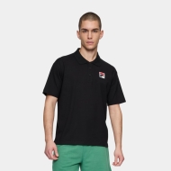 Fila BURFORD loose polo schwarz