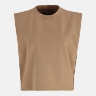 Fila Capileira Cropped Shirt sepia-tint beige