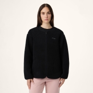 Fila CASSIANO relaxed teddy fleece jacket schwarz