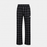 Fila Check allover print track pants black-white Bild 1