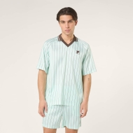Fila COVERCIANO loose pinstriped satin shirt Bild 1