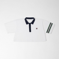 Fila Cropped Flared Polo Bild 1