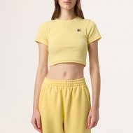 Fila HAILEY BIEBER BABY TEE POPCORN gelb