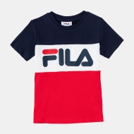 Fila Kids Classic Day Blocked Tee navyblau-rot