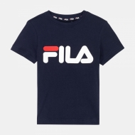 Fila Kids Unisex Lea Logo Tee black-iris Bild 1