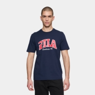 Fila LANAKEN regular graphic tee blau