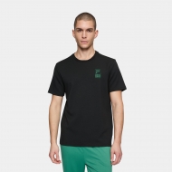 Fila LENNIK graphic tee schwarz