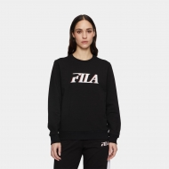Fila LOKEREN graphic crew sweat schwarz