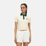 Fila LOOKNOW ribbed polo shirt antique white beige
