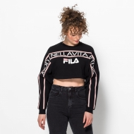 Fila Lucie Crop Raw Hem Sweatshirt black Bild 1