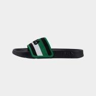 Fila MORRO BAY STRIPES SLIPPER black-verdant green grün
