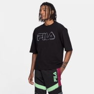 Fila Nik Oversized Tee black schwarz
