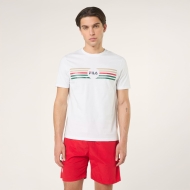 Fila PADULE regular logo graphic t-shirt weiß