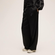 Fila SERINA wide elastic waist pleated satin trousers Bild 1