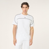Fila SETTIMELO relaxed contrast piping t-shirt weiß