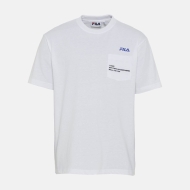 Fila Short sleeves t-shirt with chest pocket white weiß