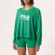 Fila SPORTS SHIRT FILA GREEN / WHITE Bild 1