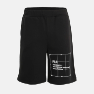 Fila Sweatshorts with size pockets and transfer detail black schwarz