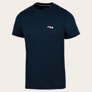 Fila T-Shirt Logo small blau