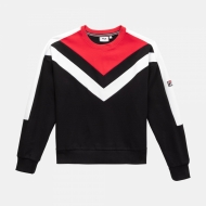 Fila Tanith Crew Shirt black-red-white schwarz-rot