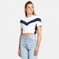 Fila Thamina Cropped Tee white-black-iris black-iris
