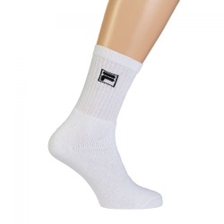 Fila 3 Pairs Unisex Tennis Socks - white | FILA Official