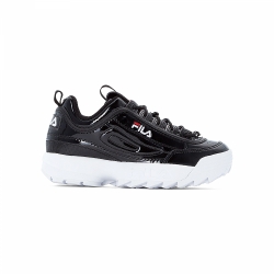 fila disruptor shiny black