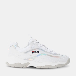 fila ray white silver