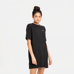 Fila Wmn Elle Tee Dress Black Black Fila Official