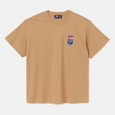 Fila 2 Pac Patch Tee tobacco-brown 