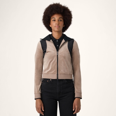 Fila ADRIANO slim velour track jacket 