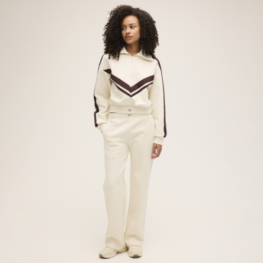 Fila AVIGNA  relaxed cropped half zip sweatshirt 