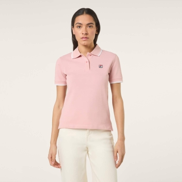 Fila BIELLA slim tipped polo shirt 