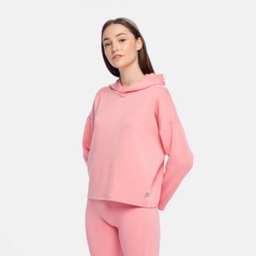 Fila Caorle Cropped Hoody flamingo-pink 