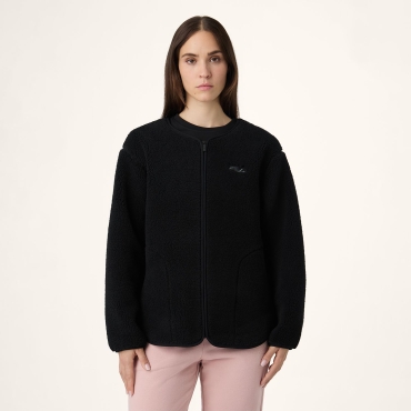 Fila CASSIANO relaxed teddy fleece jacket 