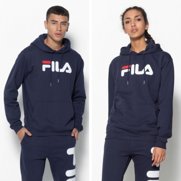 Fila Classic Pure Hoody Kangaroo black-iris 