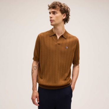 Fila DANTA regular merino knit polo shirt 