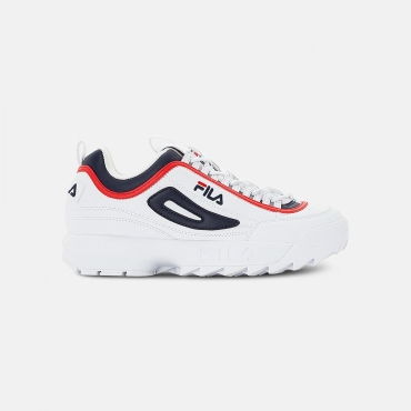 fila disruptor low men white