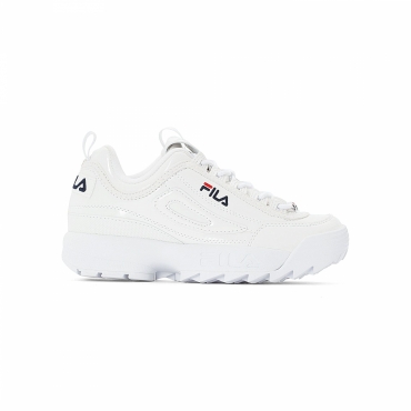 shiny fila trainers