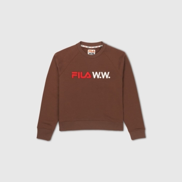 Fila Elena Oversized Crew Sweat Wmn potting-soil 