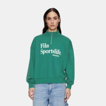 Fila LACHY oversized half zip sweater 