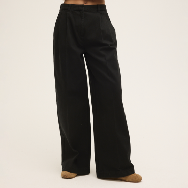 Fila LAMON wide pleated woven trousers 