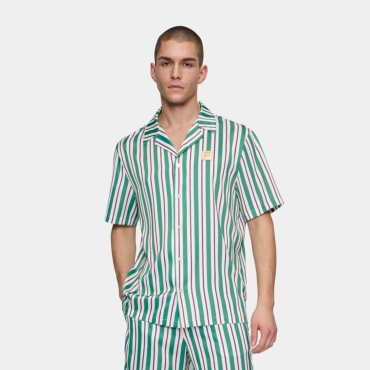 Fila LASTRO striped oversized satin shirt 