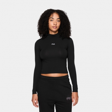 Fila LINNUSE cropped turtle neck black 