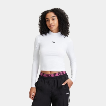 Fila LINNUSE cropped turtle neck white 
