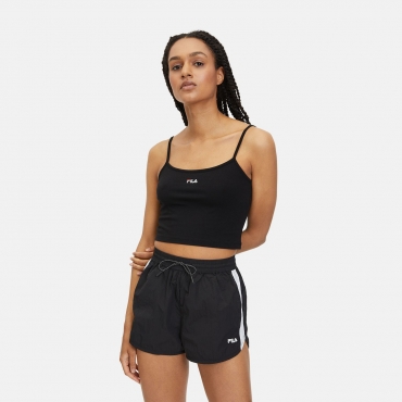 Fila LONI cropped spaghetti top black 