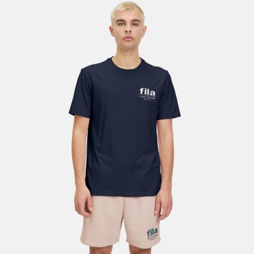 Fila LOUDI graphic tee black iris 
